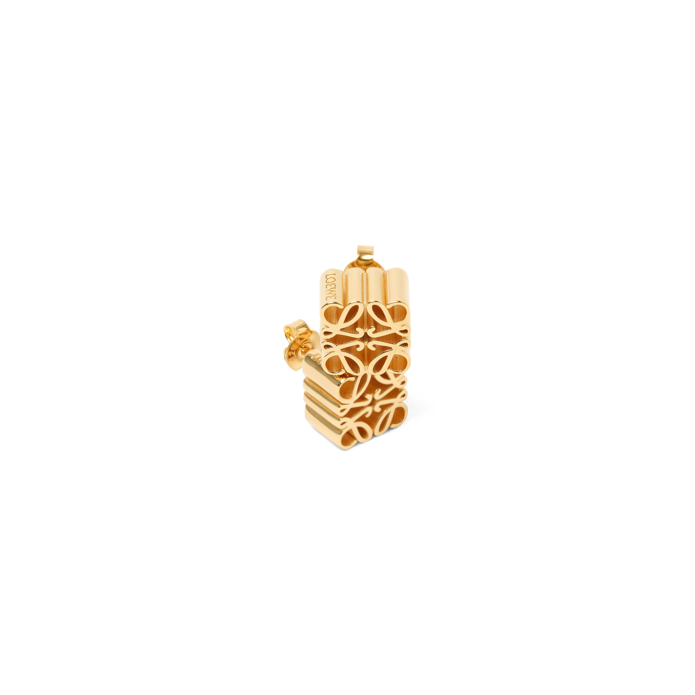 Anagram Stud Earrings in Gold