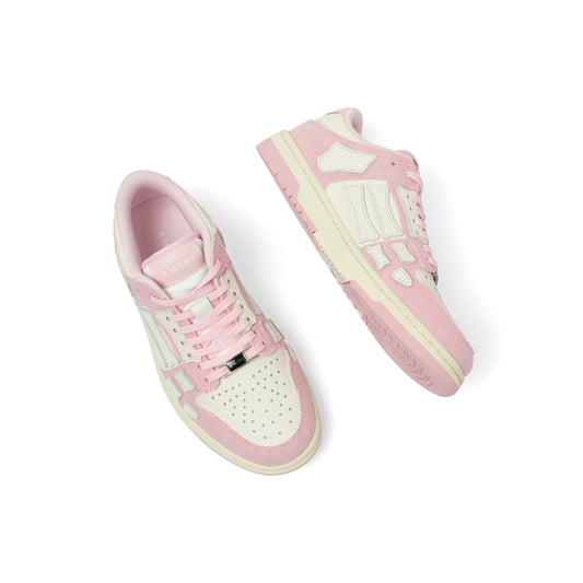 Bandana Denim Skeleton Sneaker in Pink