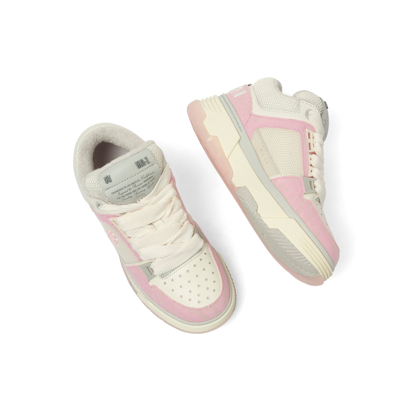 Denim Bandana MA-1 Sneaker in Pink