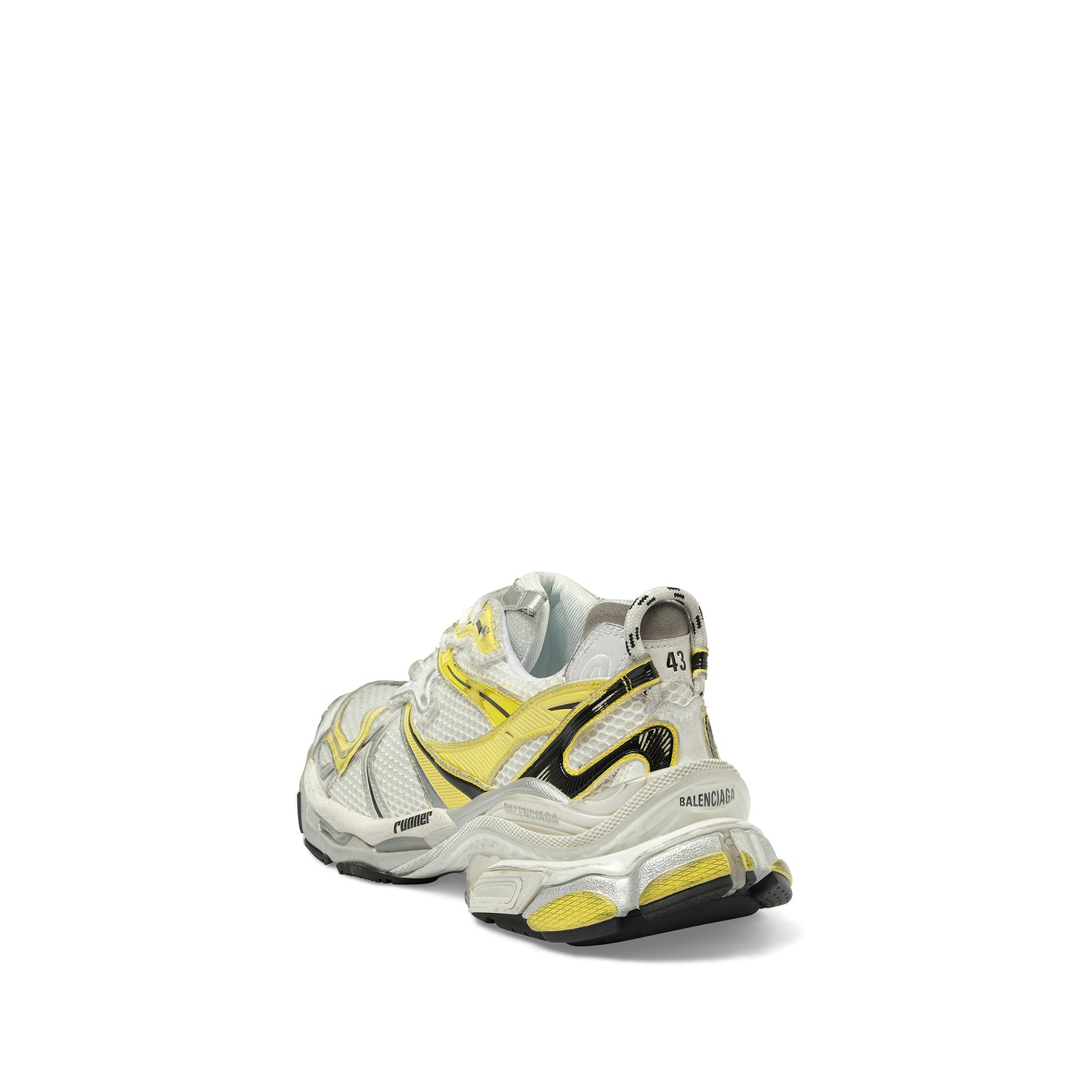 Runner 2 Sneaker in White/Yellow/Black