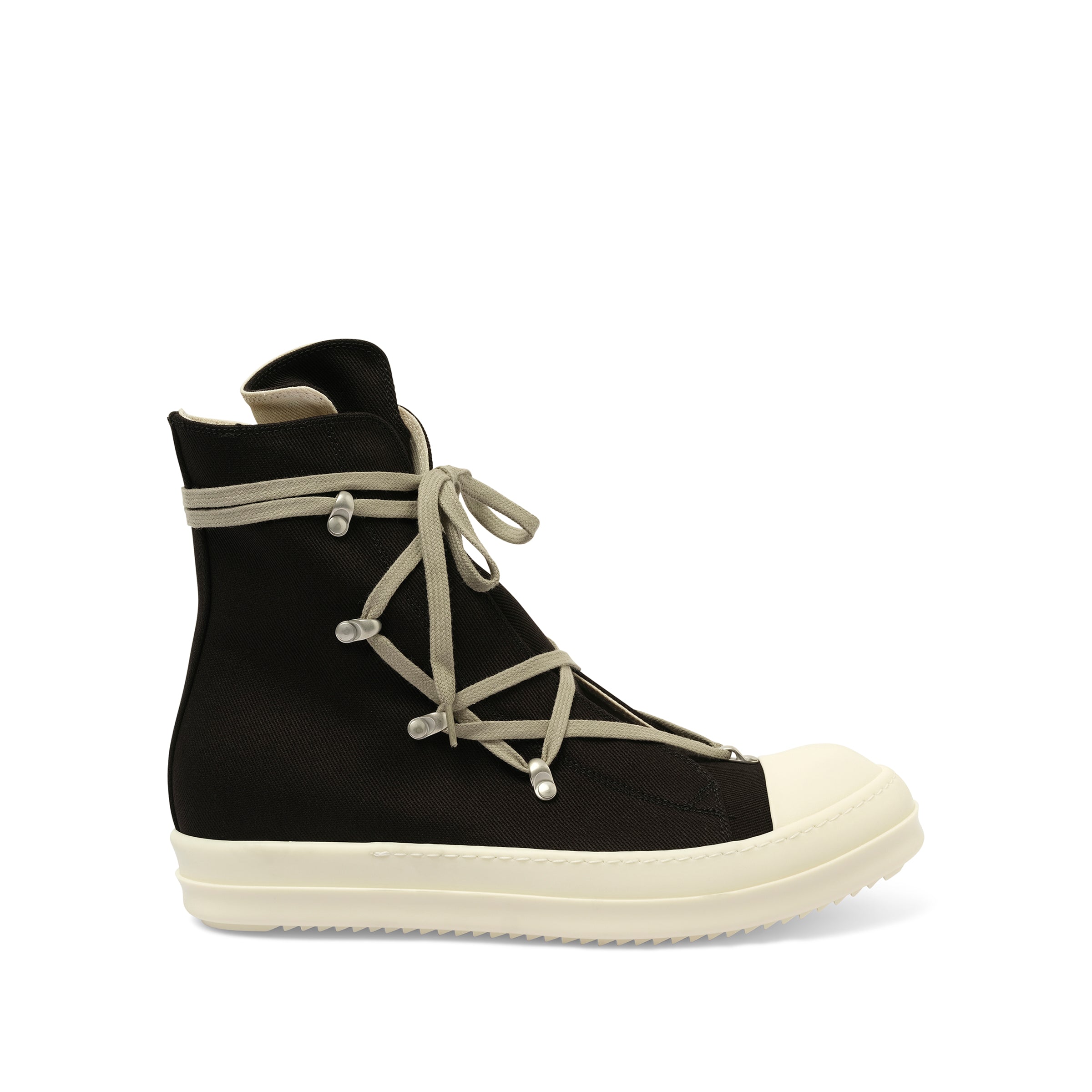 Hexa Lace High Sneaks in Black/Pearl