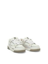 Studio Sneaker in White/Grey Front View | REPRESENT