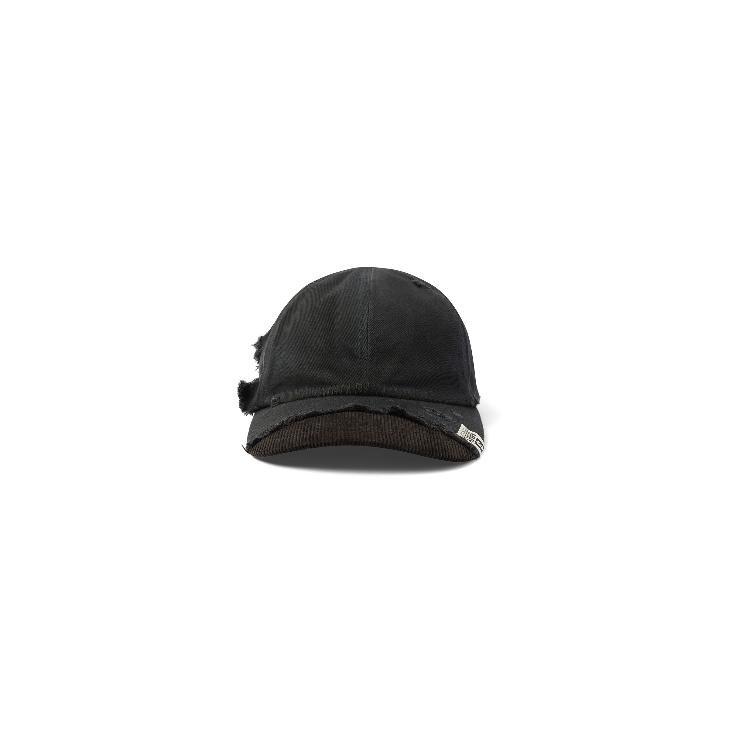 Crushed Detail Cap in Black