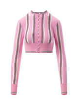 Le Cardigan Spiaggia in Pink/Multicolour