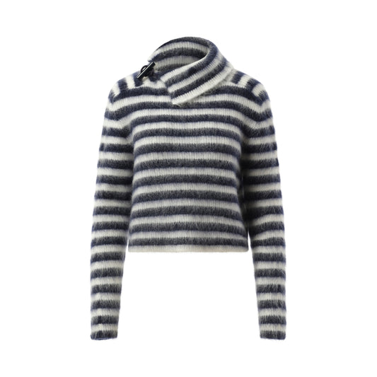 Le Pull Marina in Navy/Multicolour