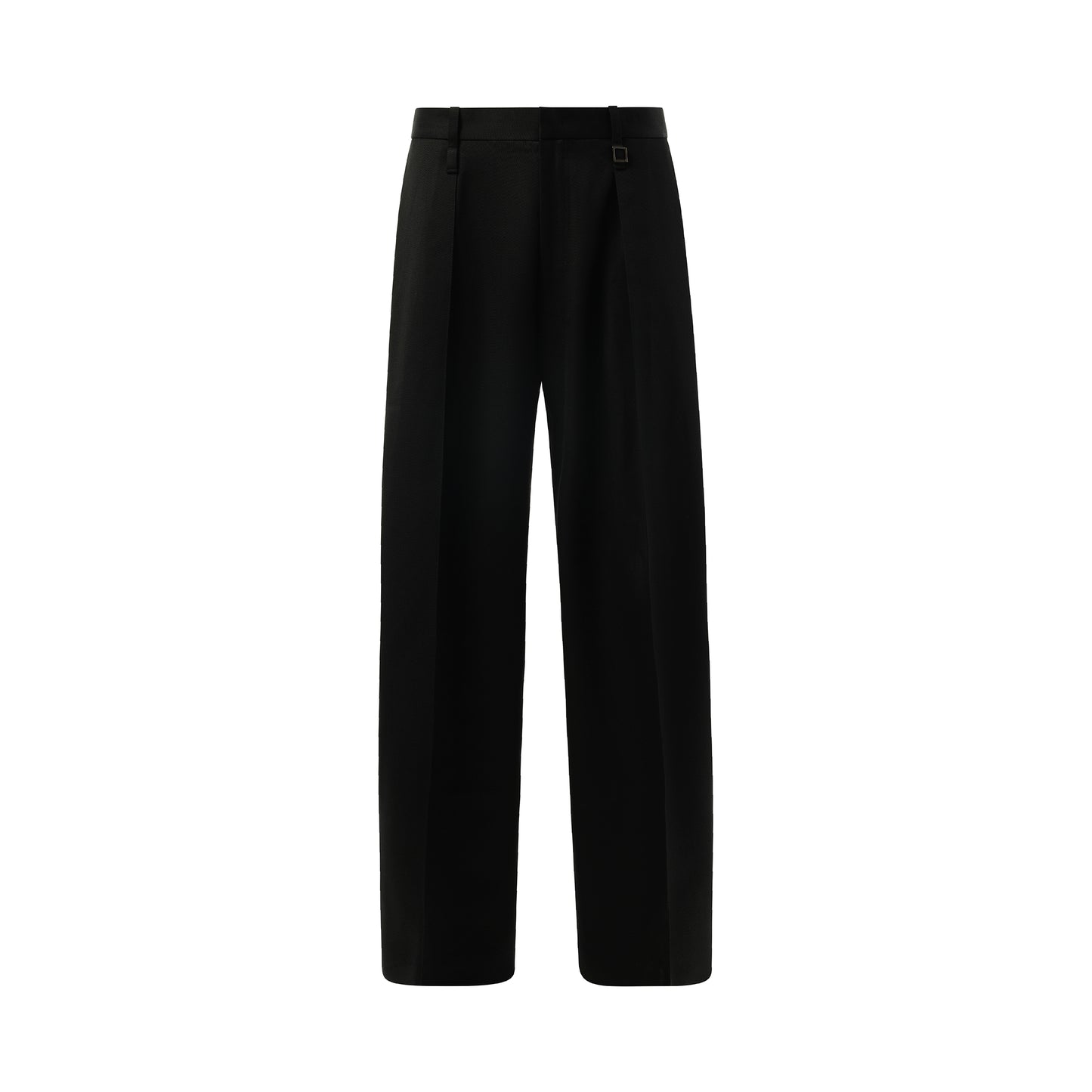 Pleated Relax Pants in Black