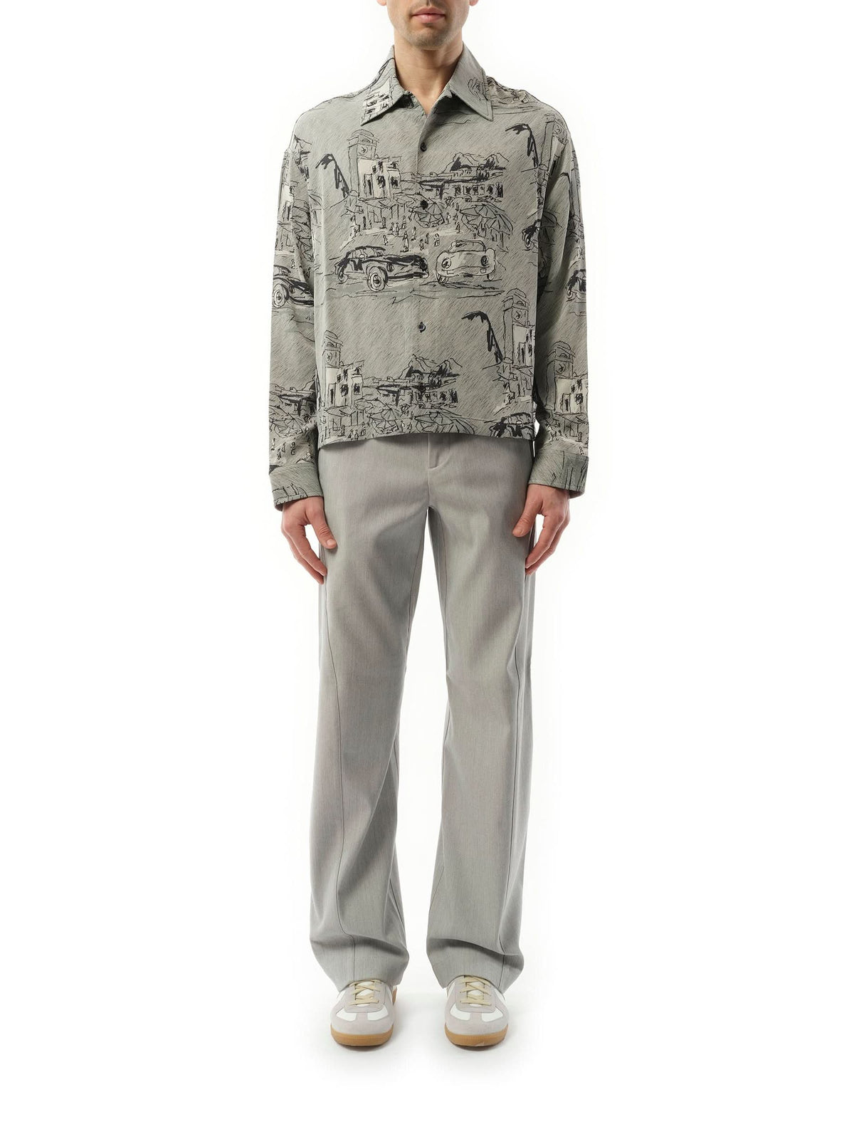 La Chemise Corto Capri Cars 灰色款