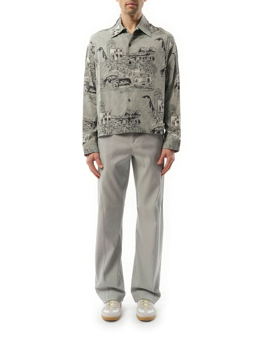 La Chemise Corto Capri Cars in Grey