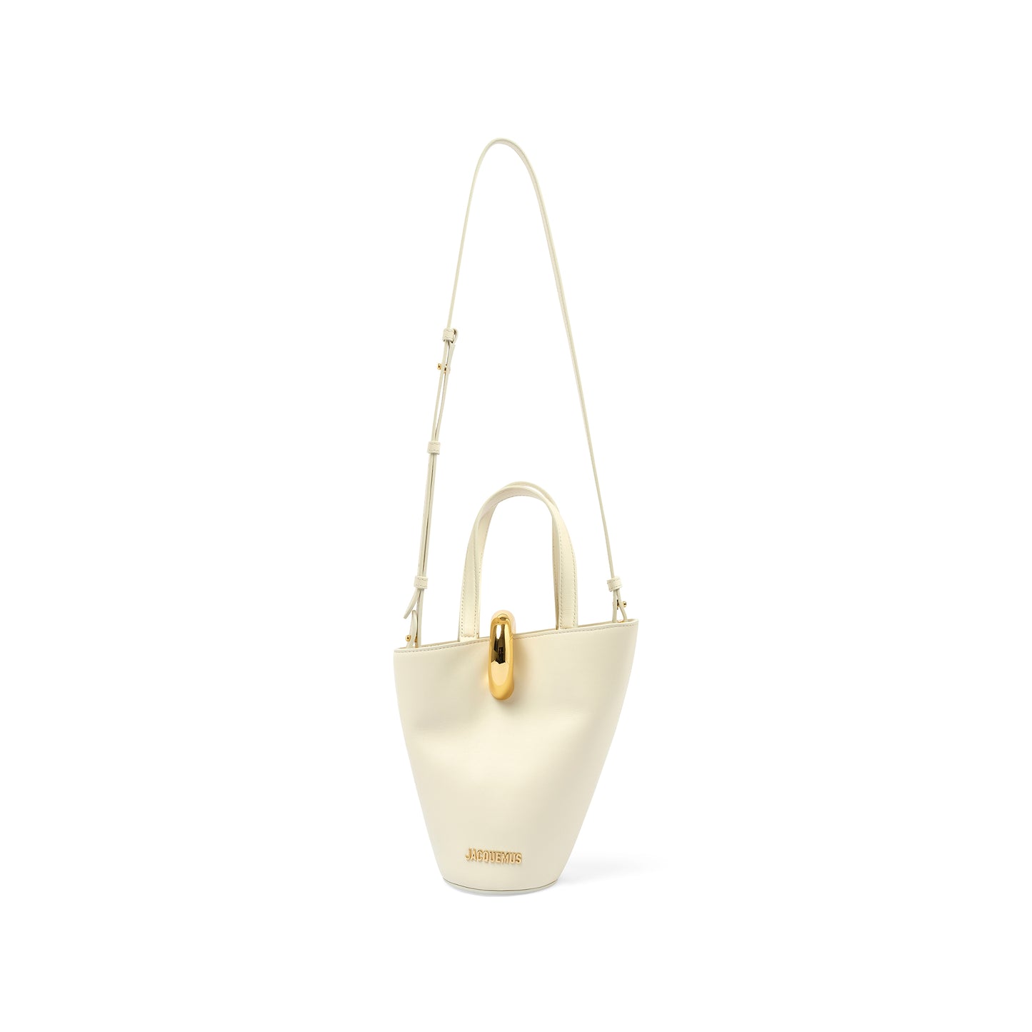 Le Petit Bambola Leather Bag in Light Ivory