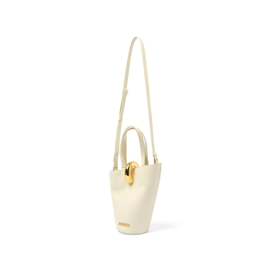 Le Petit Bambola Leather Bag in Light Ivory