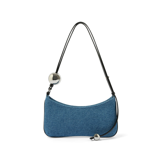 Le Bisou Perle Denim Bag in Blue