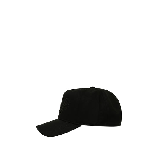 Applique R Cap in Jet Black