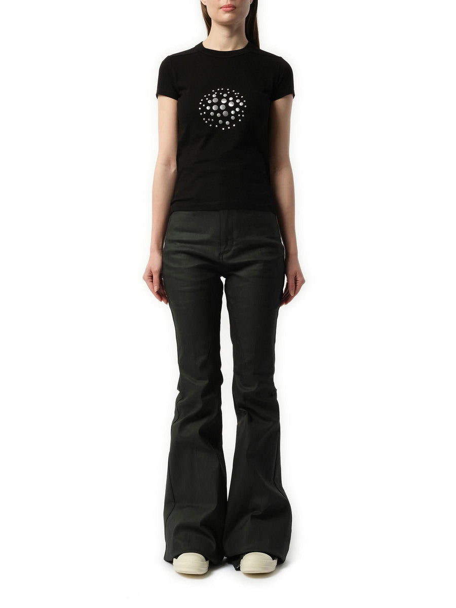 Cropped Orb Level T-Shirt in Black