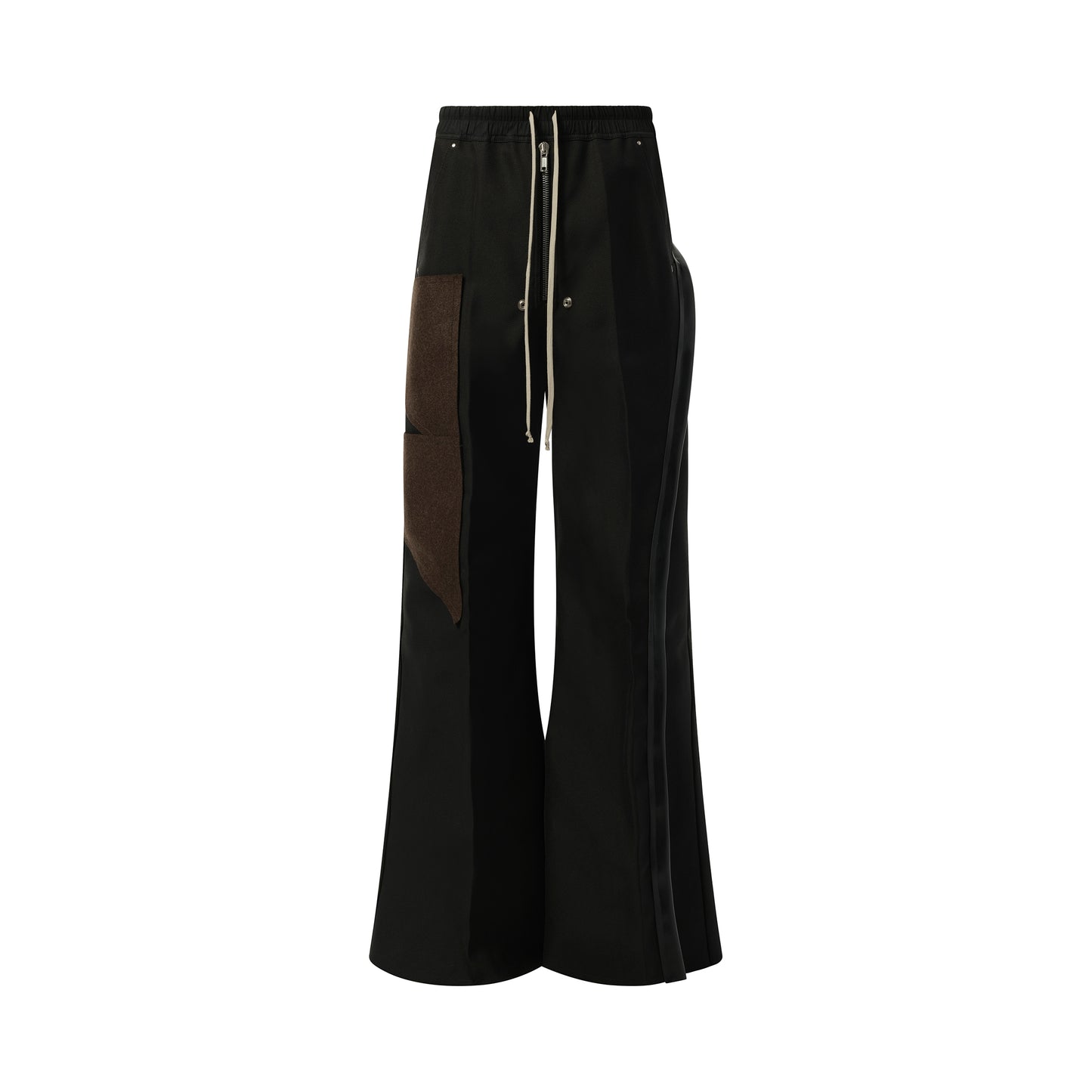 Wide Bela Pants in Black/Brown