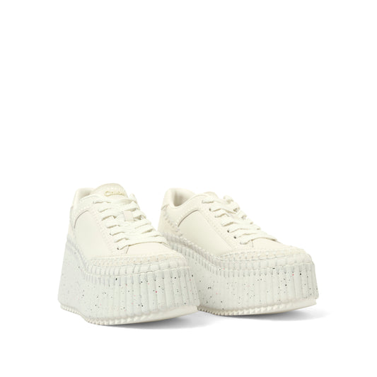 Platform Nama Sneaker in White