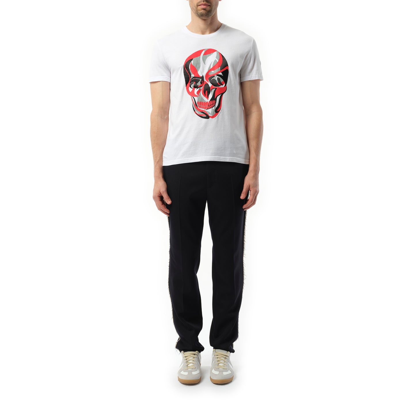 Abstract Skull T-Shirt in Multicolor