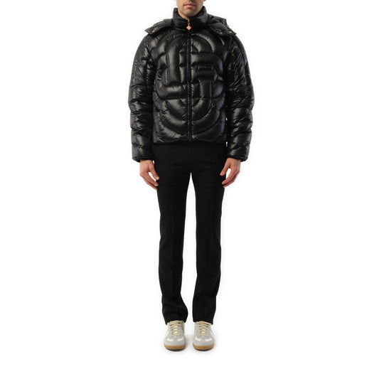 Casa Crest Quilted Down Jacket in Black