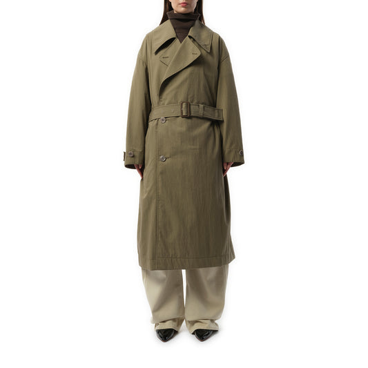 Tibetan Trench Coat in Light Olive