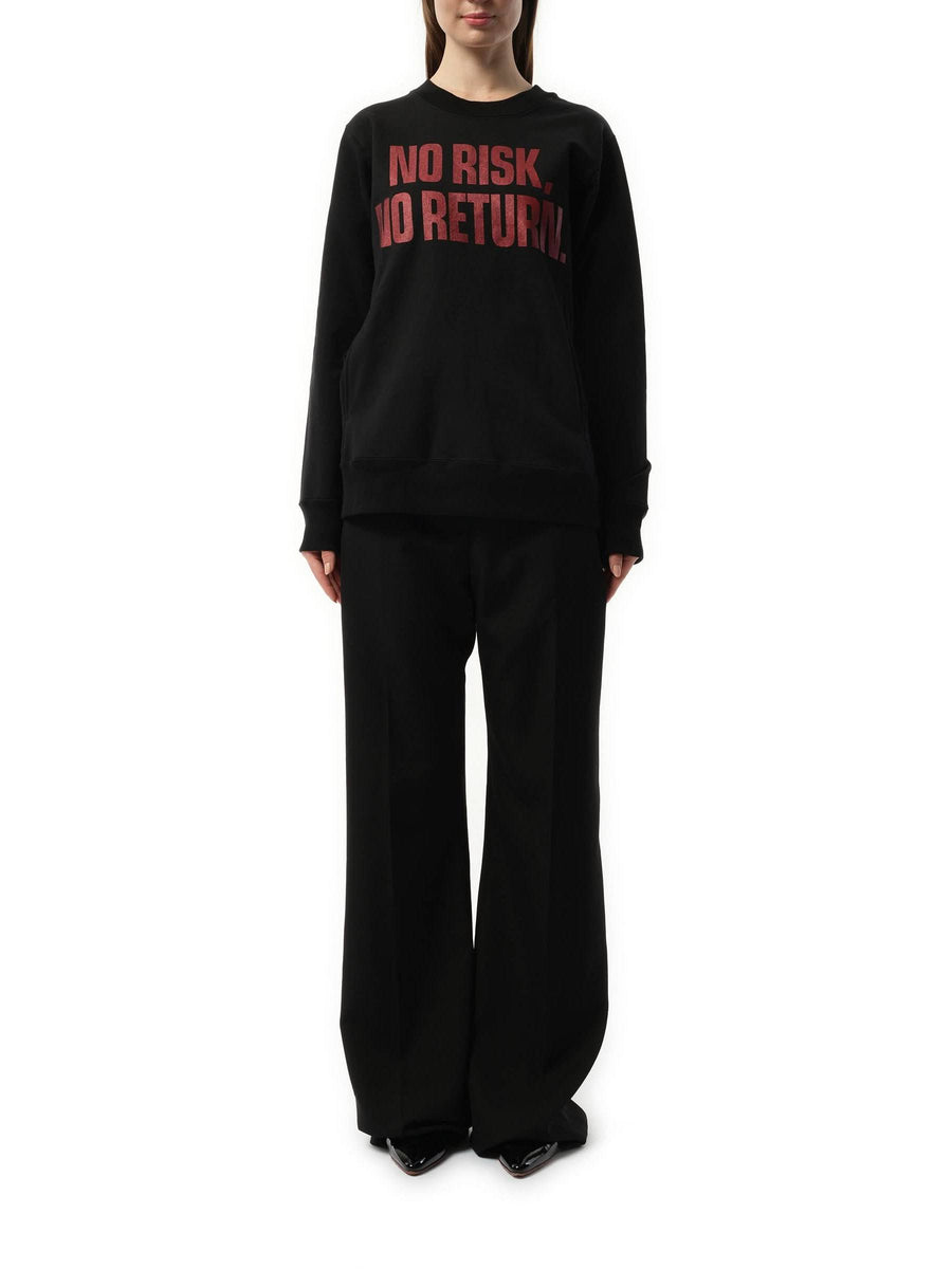 Sweatshirt in Black