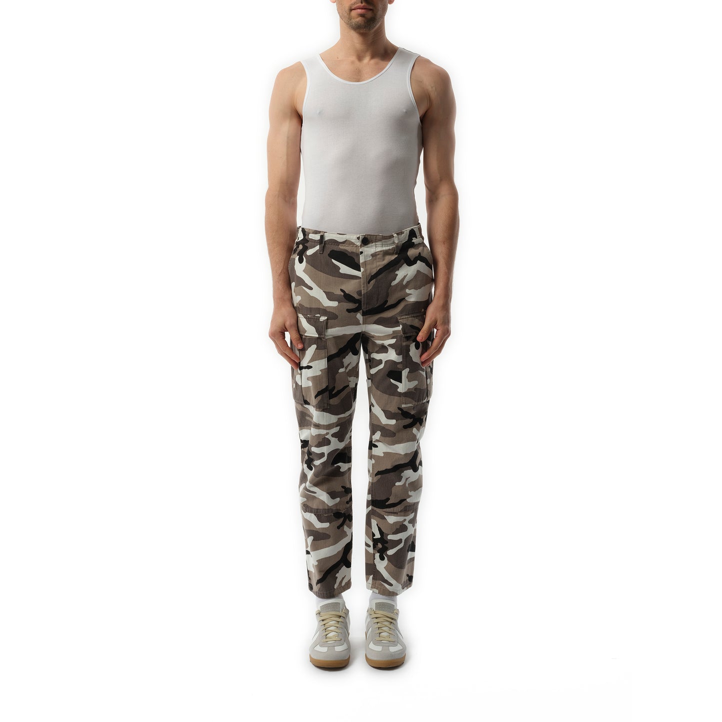 Army Pants in White