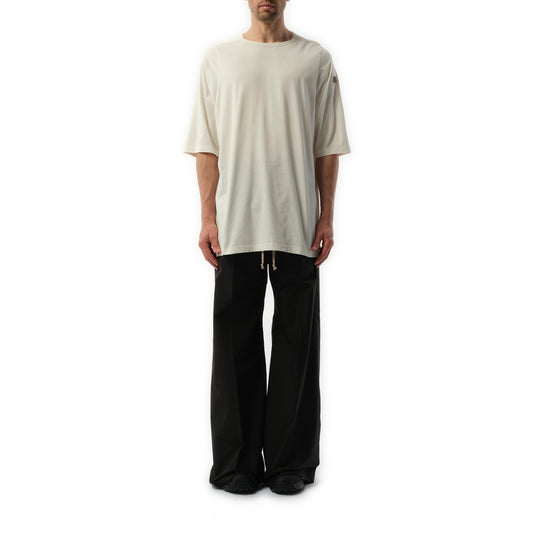 Rick Owens x Moncler Crewneck SS T-Shirt in Milk