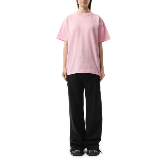 Back Logo Medium Fit T-Shirt in Pink