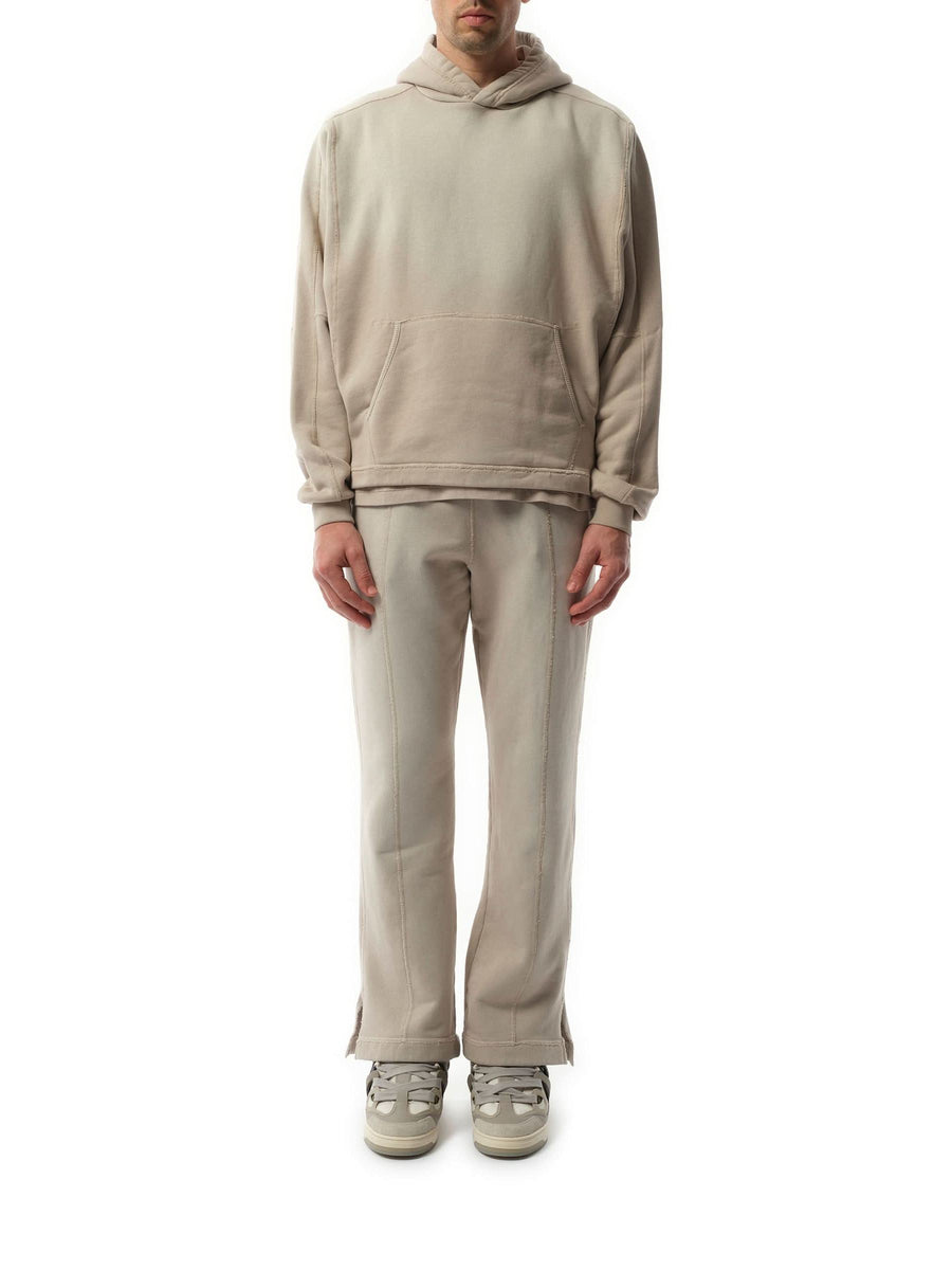 Step Hem Hoodie in Oat