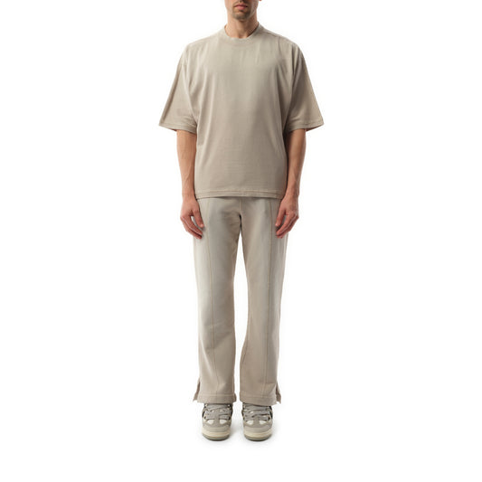 Stepped Hem T-Shirt in Oat