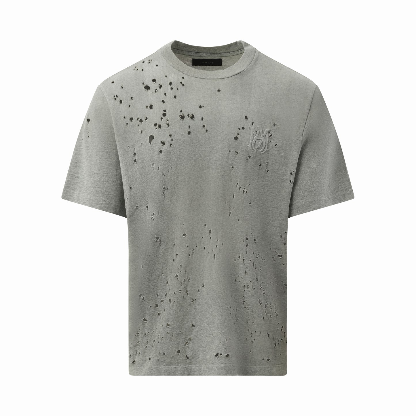 MA Shotgun Embroidered T-Shirt in Grey