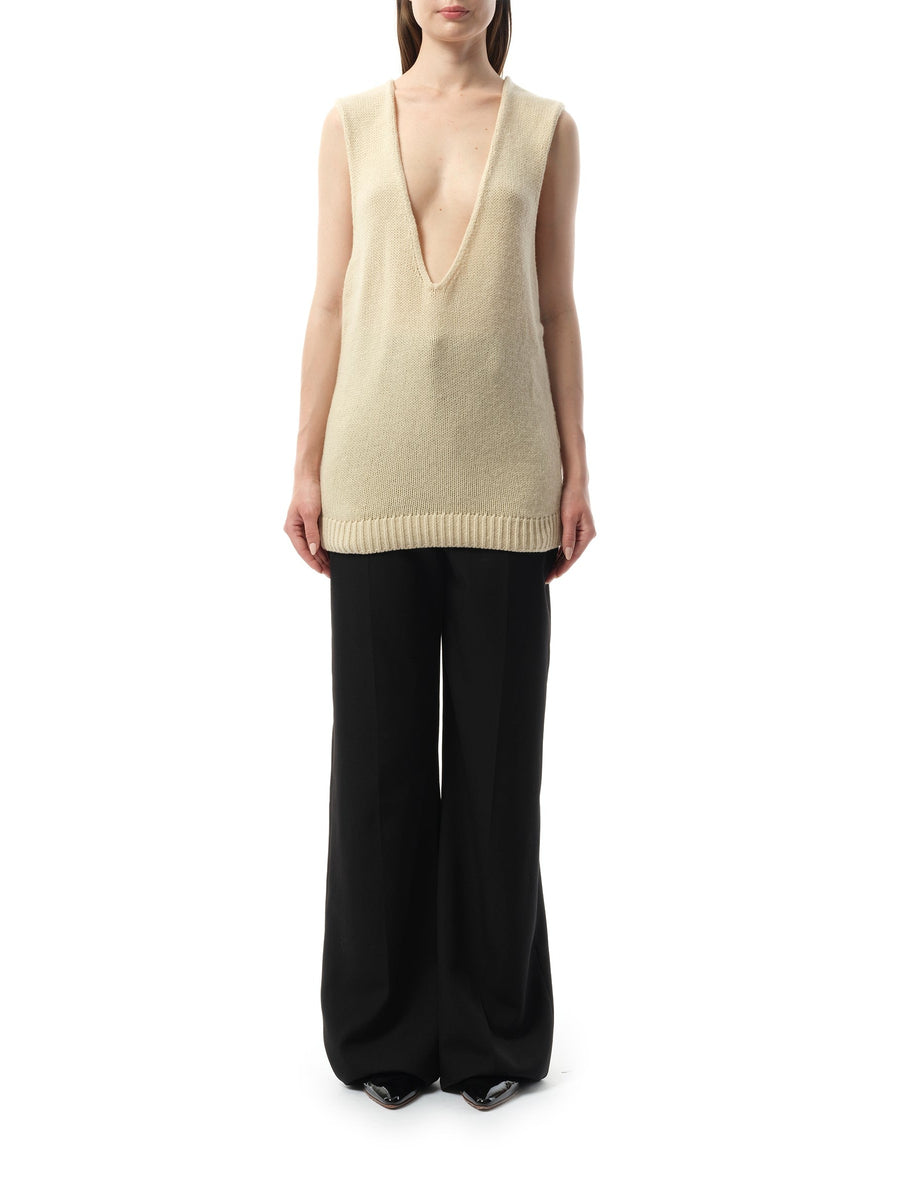 Knitted Top in Ivory