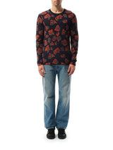 Leopard Jacq Sweatshirter in Navy