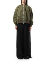 Sacai Nylon Twill Blouson in Khaki