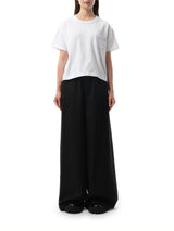 Sacai S Jersey T-Shirt in White