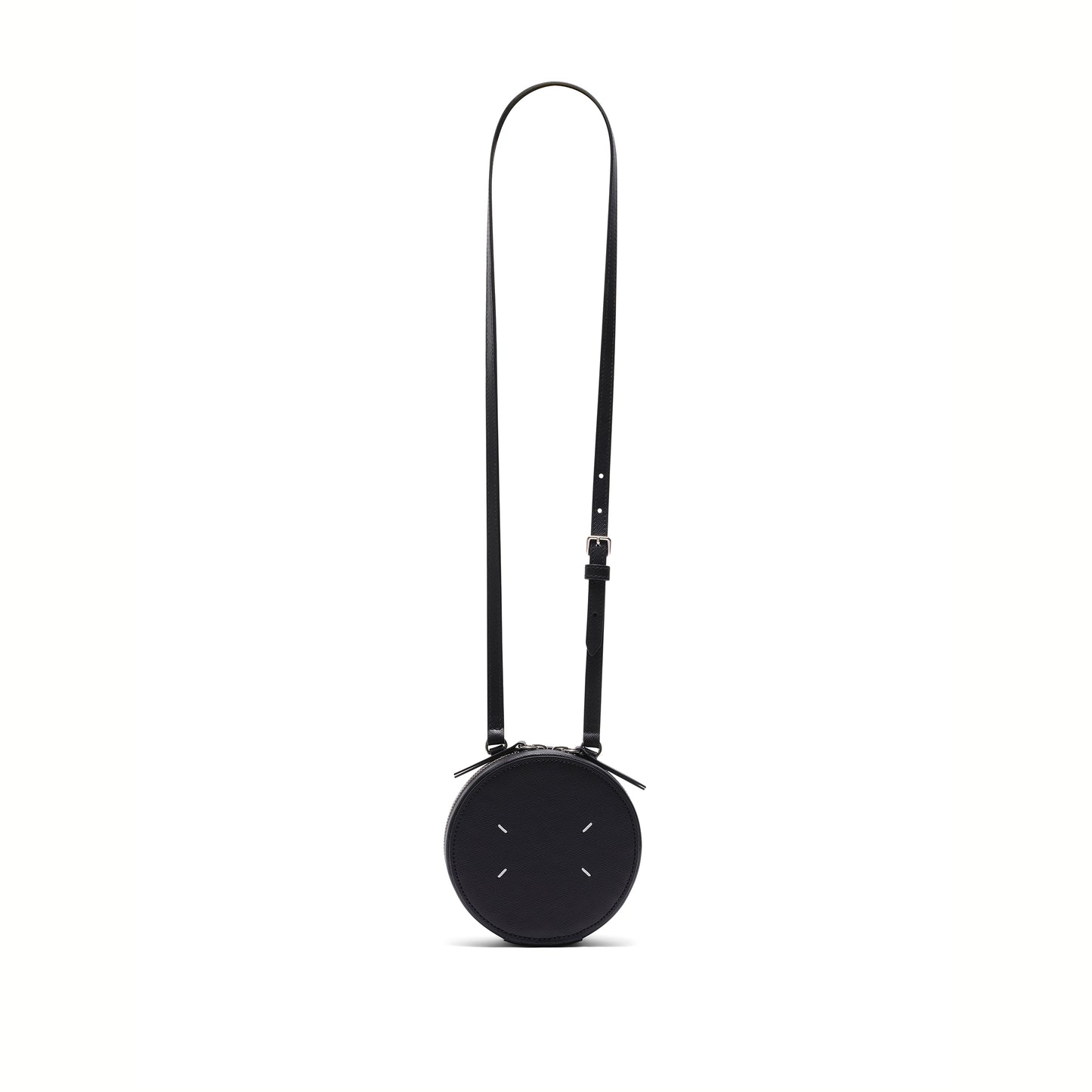 Micro Circle Bag in Black