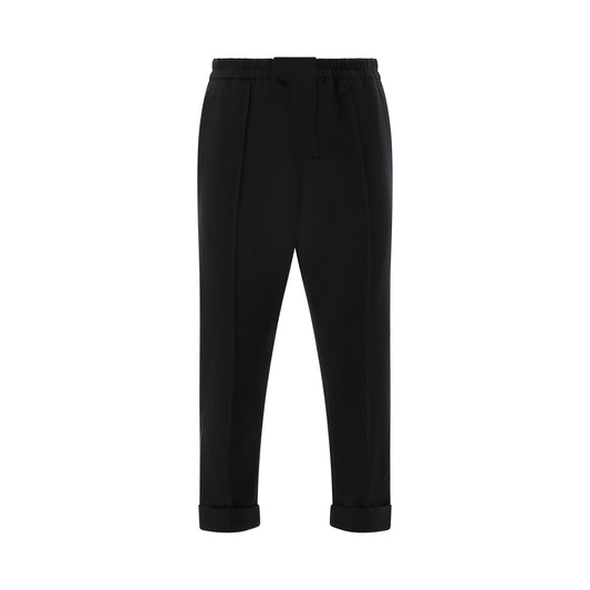 Tailored GDP Slouch Pants in Black