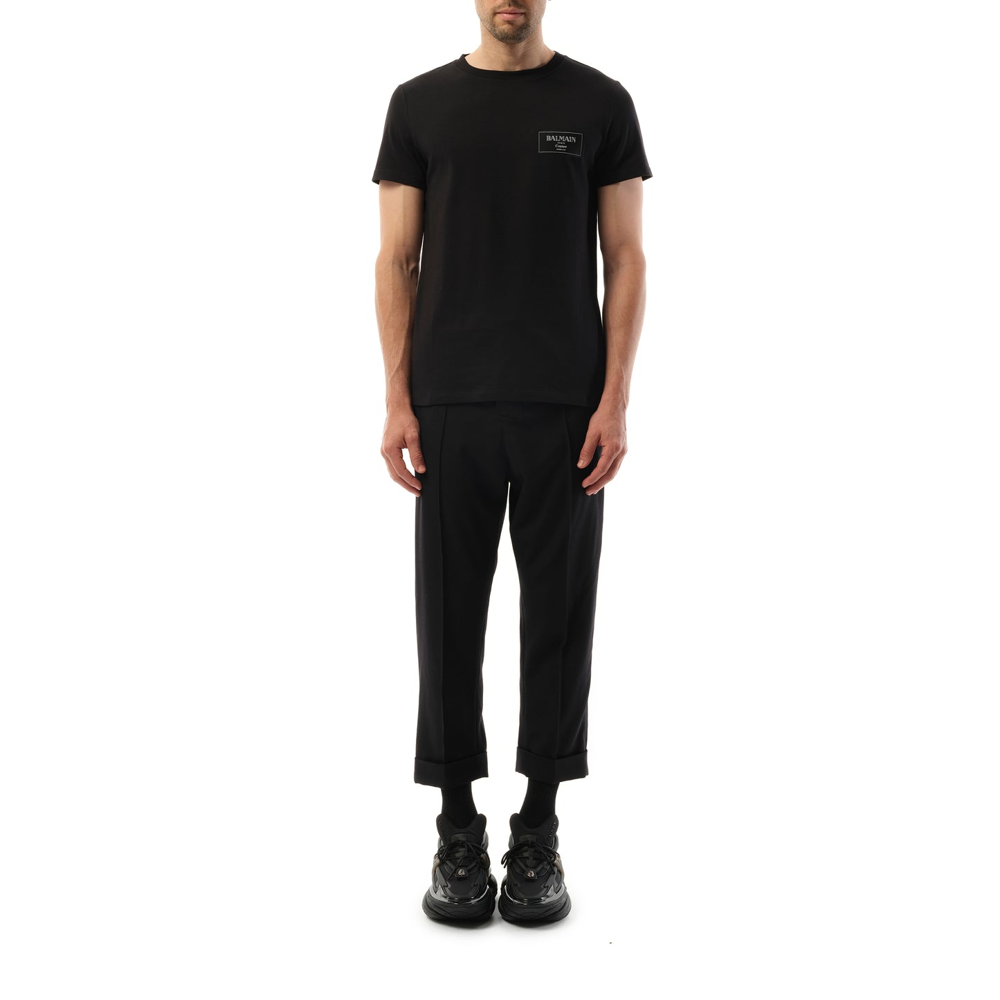 Couture Label T-Shirt in Black