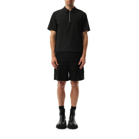 Suiting Polo Shirt in Black