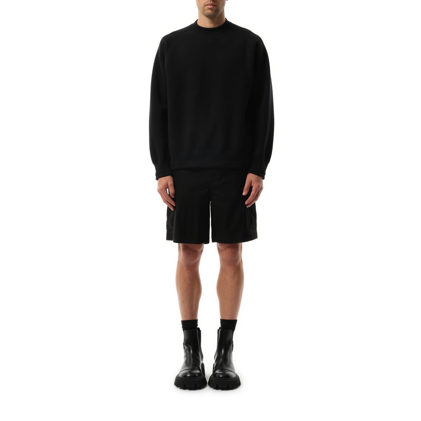 Sponge Sweat Pullover in Black