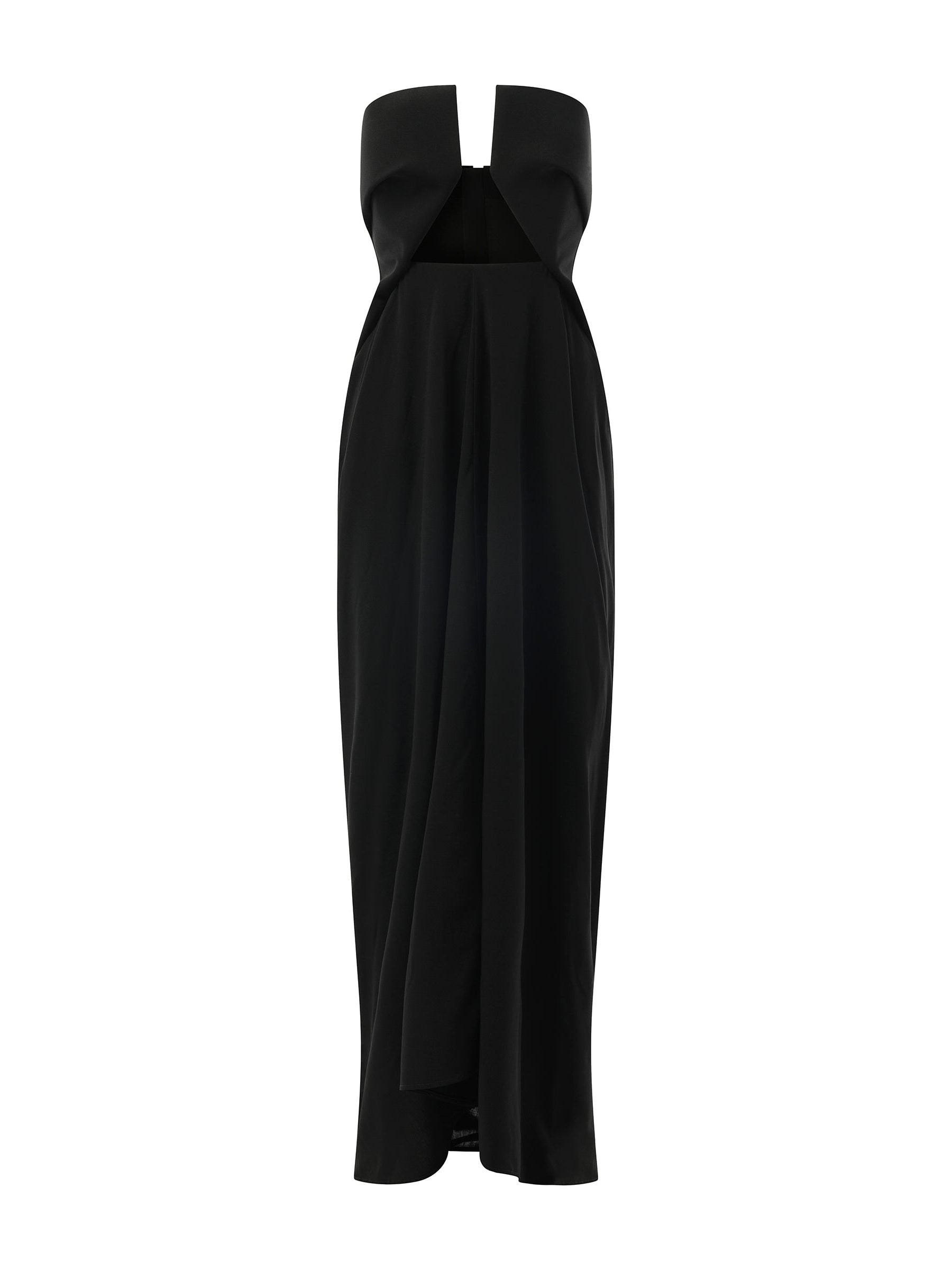 Rick Owens Amphora Prong Gown in Black