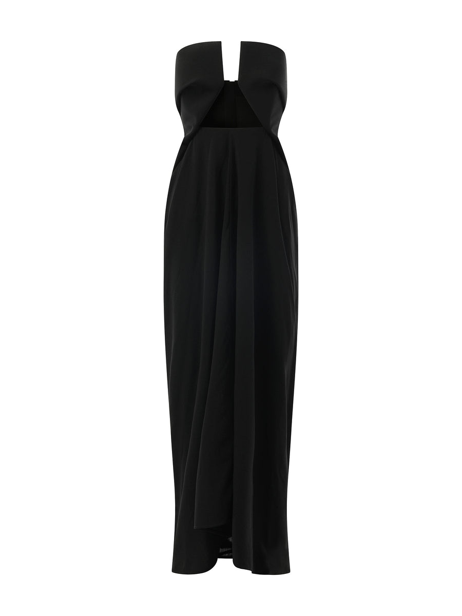 Rick Owens Amphora Prong Gown in Black
