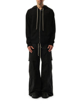 Rick Owens Windbreaker Hoodie in Black