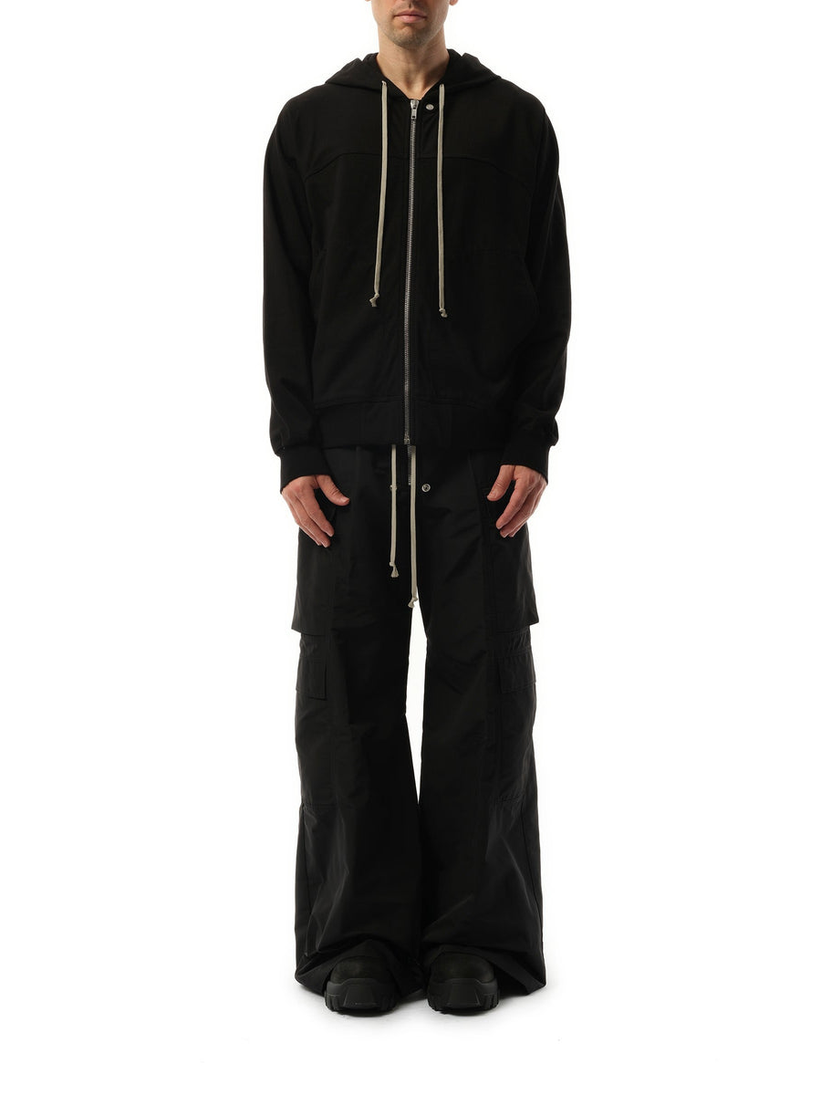 Rick Owens Windbreaker Hoodie in Black