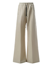 Rick Owens Linen Wide Bela Pants in Dinge