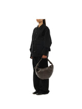 Lemaire Fortune Croissant Bag in Mink