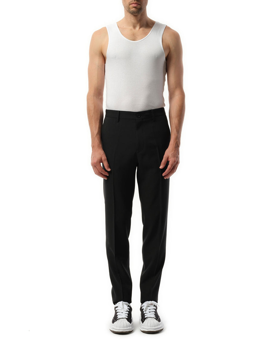 Undercover Zip Detail Casual Pants in Black