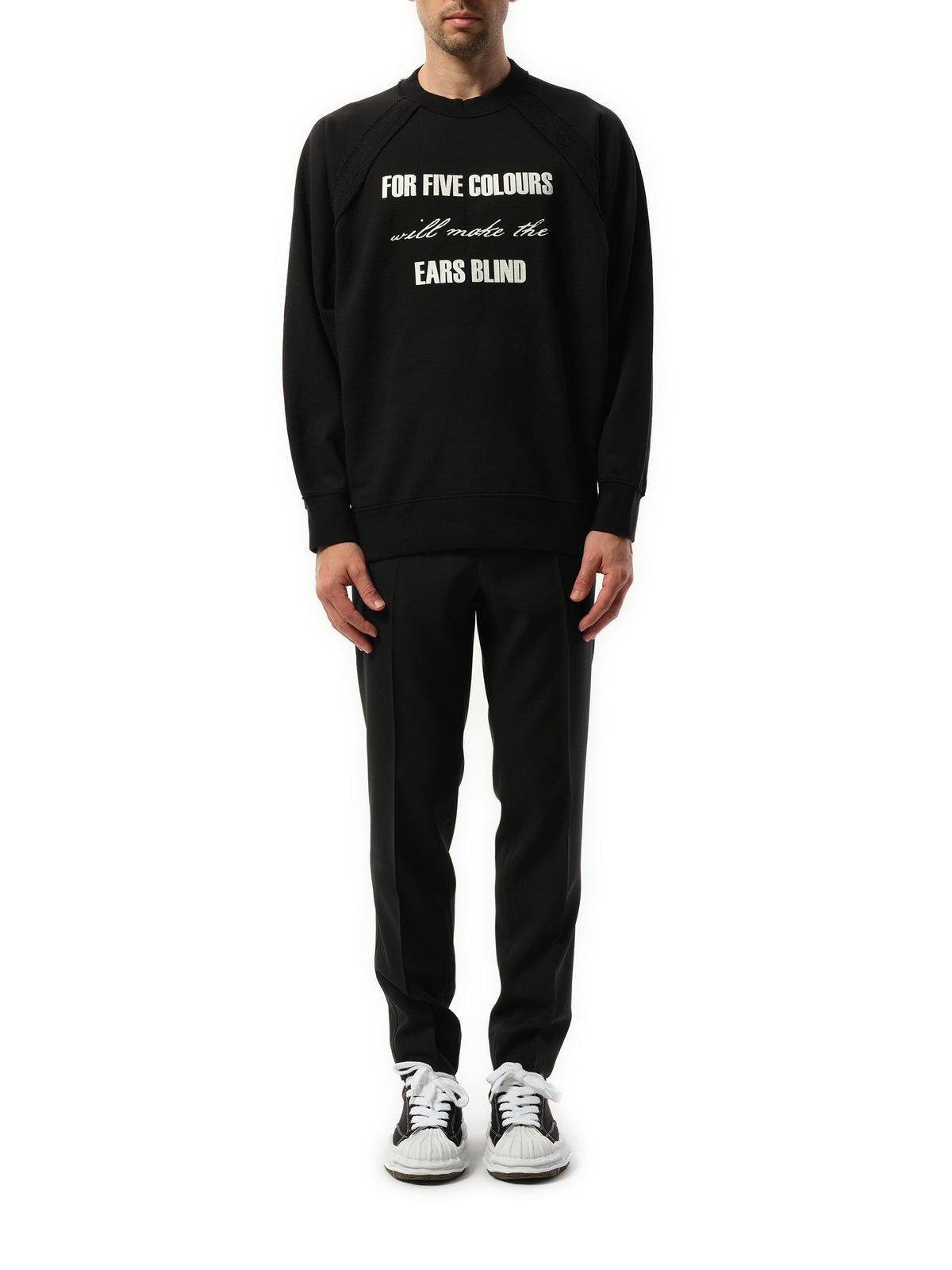 Undercover Back Logo Sweatshirt in Black1