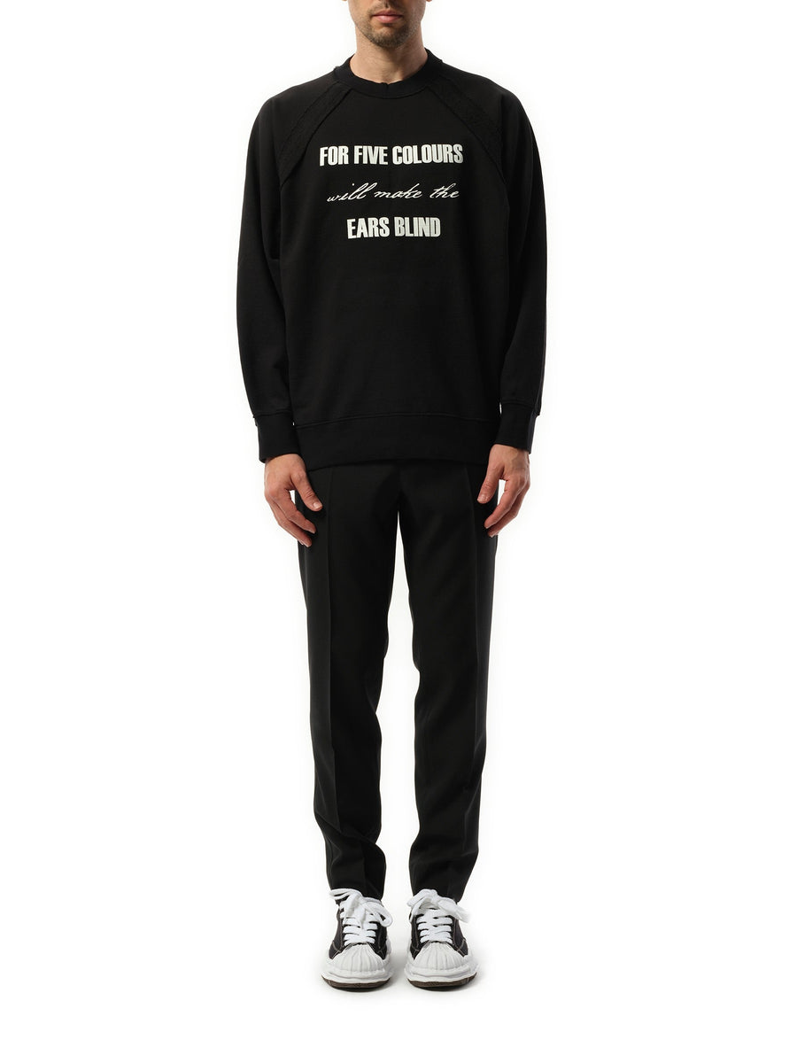 Undercover Back Logo Sweatshirt in Black1