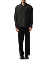 Wooyoungmi Nylon Zip Shirt in Black