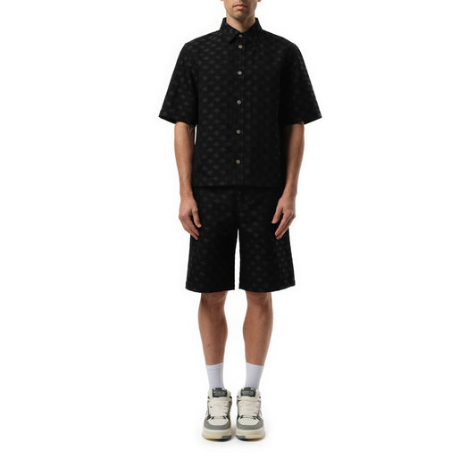 MA Quad Jacquard Shirt in Black