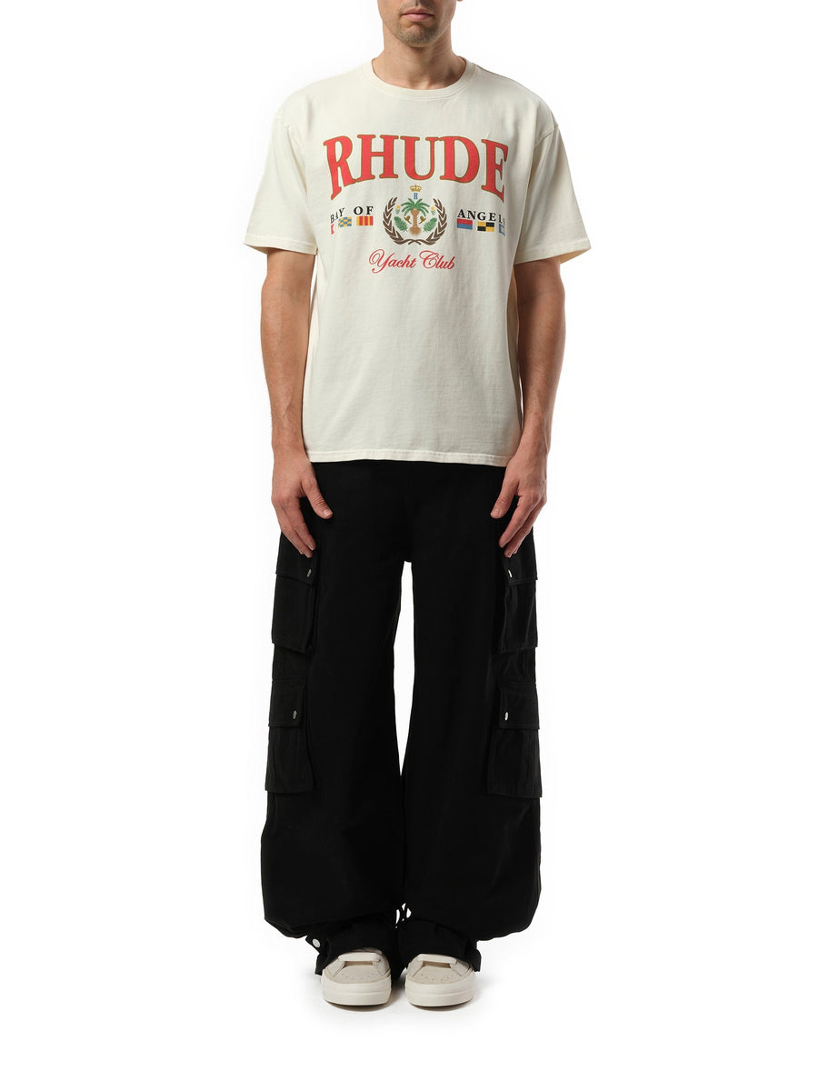 Rhude Bay of Angels Yacht T-Shirt in Vintage White
